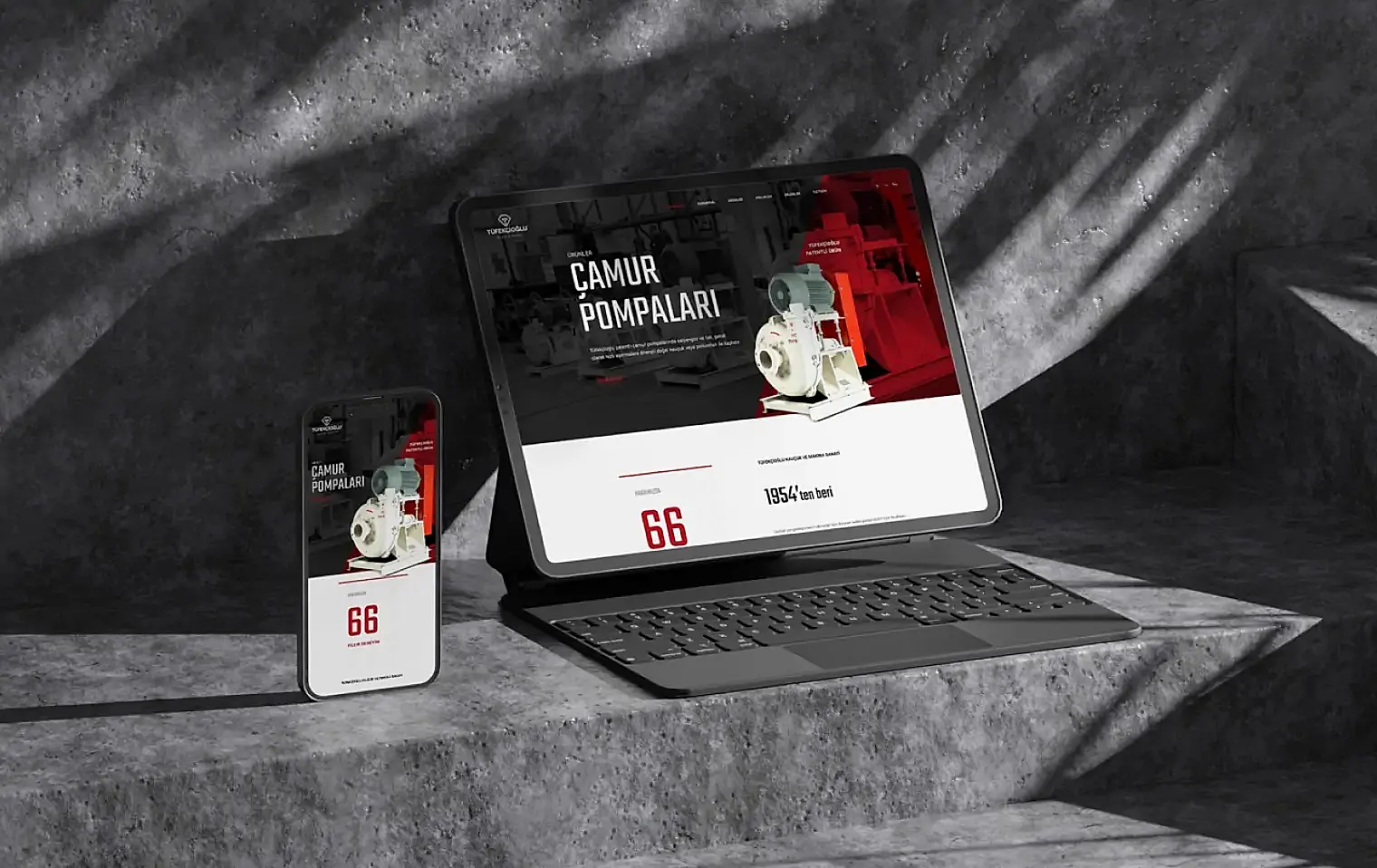 Tüfekçioğlu Makina Kurumsal Web Sitesi Tasarımı