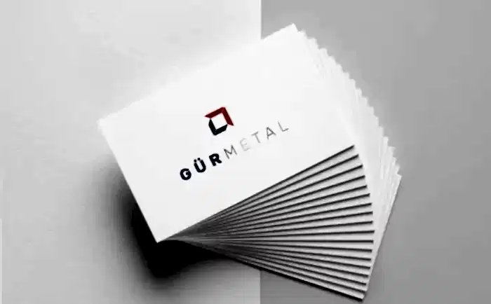 Gür Metal Minimal Logo Tasarım 
