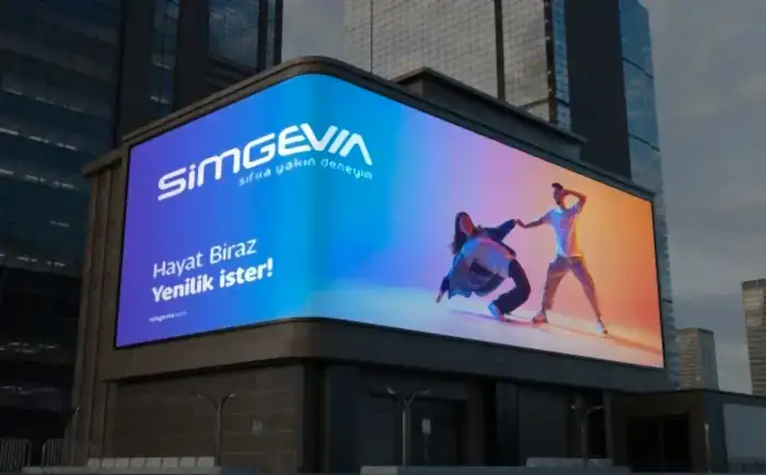 Simgevia Açıkhava reklamı 