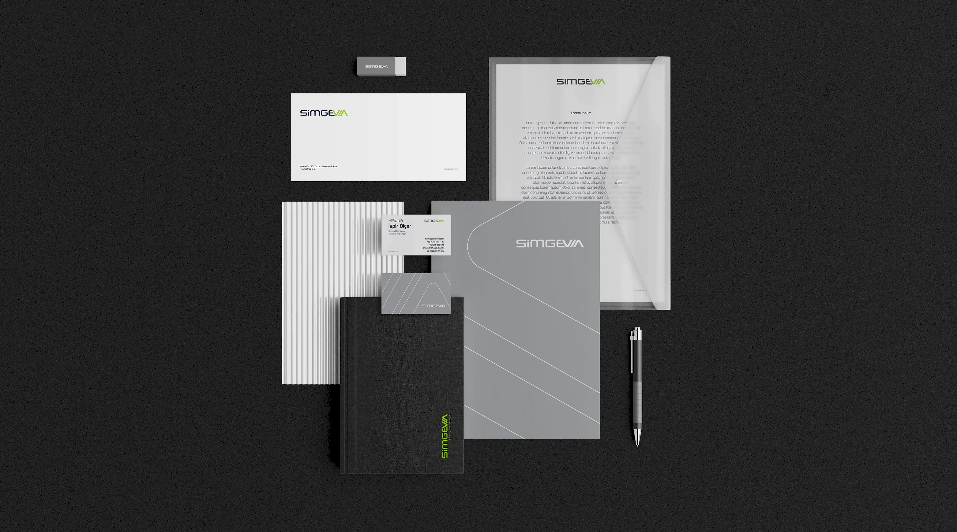 Simgevia Kurum Kimliği Tasarımı