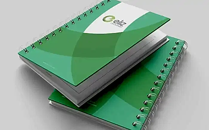 Eliz Cam Defter Ajanda Tasarım 