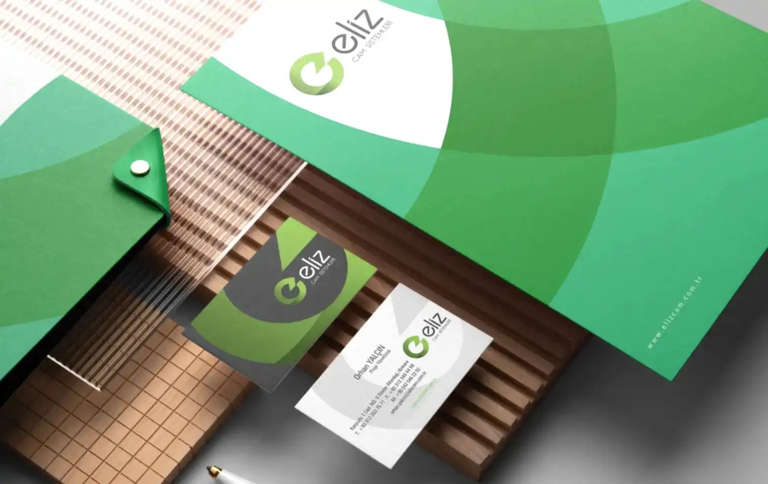 Eliz Cam Kurumsal Kimlik Tasarımı